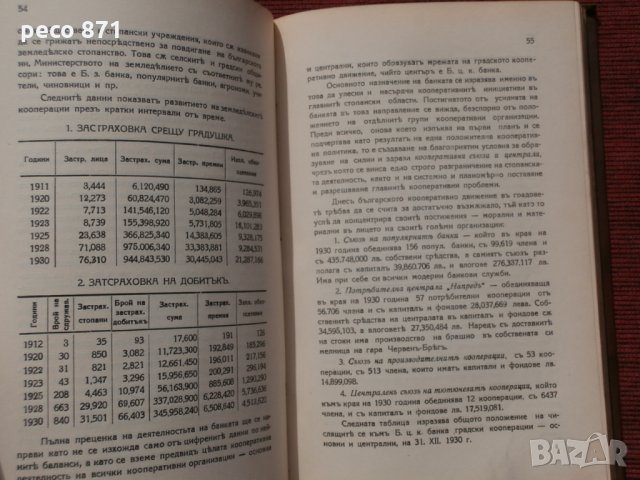 Българското кооперативно движение-юбилеен комитет 1932г., снимка 9 - Други - 23919097