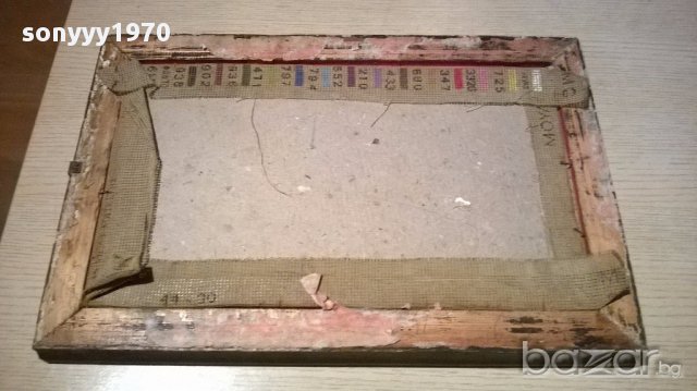 Картина гоблен 43/28см-златиста рамка без стъкло, снимка 10 - Гоблени - 13835130