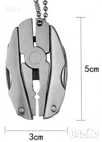 Туристически ключодържател инструмент, снимка 5 - Фен артикули - 22528124