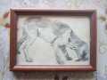 Стара картина офорт, снимка 5
