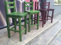 Бар столове с облегалка, снимка 4