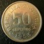 50 центаво 1953, Аржентина, снимка 1 - Нумизматика и бонистика - 15764381
