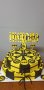 Картонена торта и украса с Батман за рожден ден, снимка 4