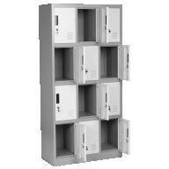 Метален шкаф за съхранение с 12 отделения  185/90/40см
