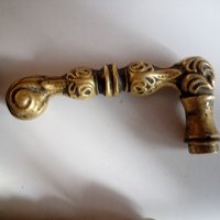 барокови дръжки за врата от бронз, снимка 3 - Антикварни и старинни предмети - 21461688