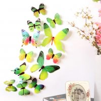 Пеперуди 3D за декорация 12 броя., снимка 4 - Декорация за дома - 20112640