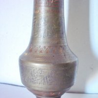 Стара бронзова ваза 3, снимка 3 - Антикварни и старинни предмети - 23117306