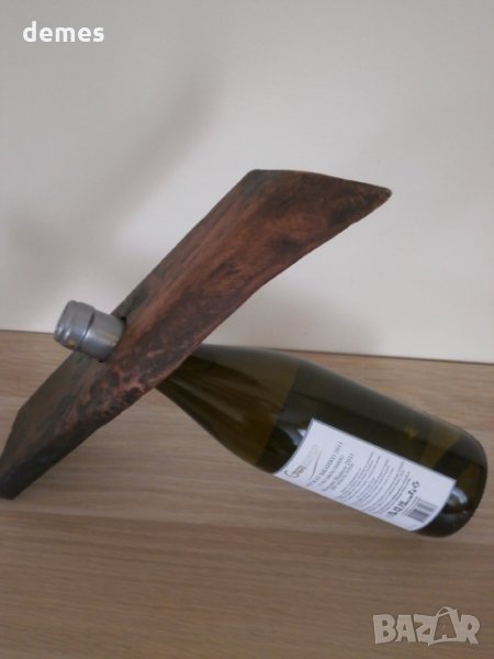  Поставка за вино от тик от Зимбабве, снимка 1