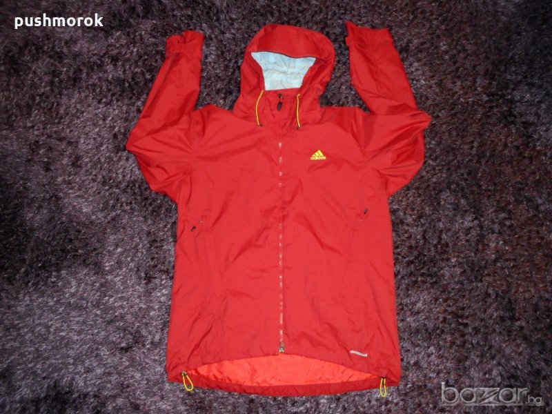 Adidas Men's Red Climaproof Waterproof Jacket, снимка 1