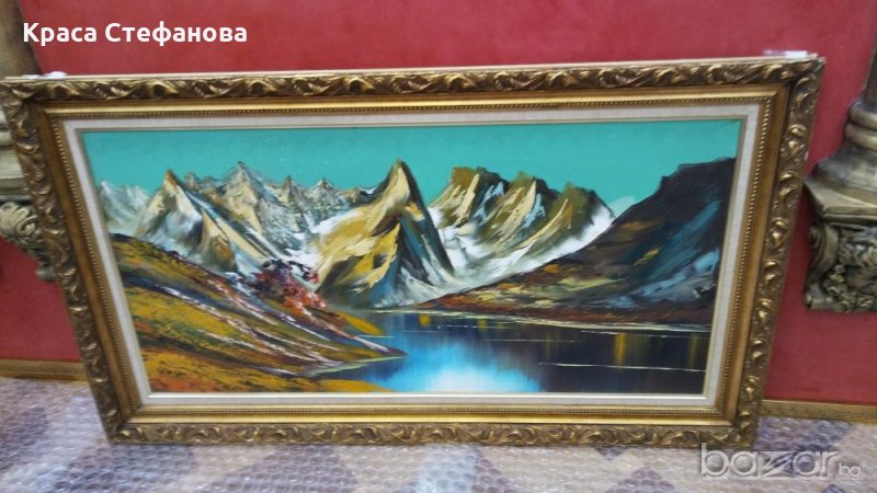 оригинална барокова картина на платно, снимка 1