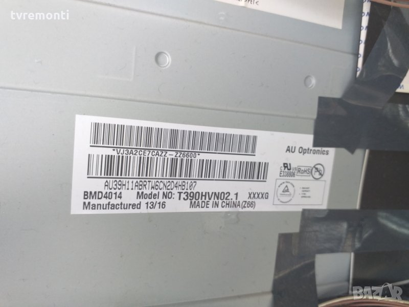 LED TV PANEL AUO T390HVN02.1​ LED BACKLIG, снимка 1