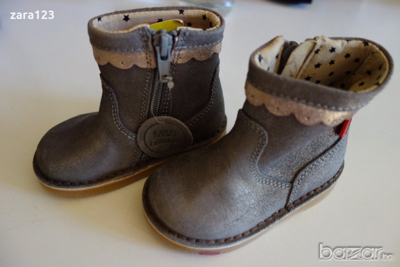 нови кожени ботуши Marks & Spencer, 20ти номер, снимка 1