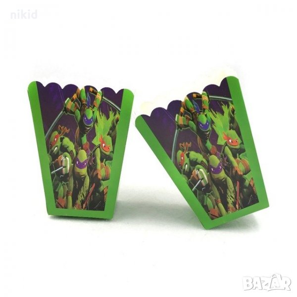 Костенурките Нинджа DONATELLO Парти кутия за дребни лакомства пуканки и др, снимка 1