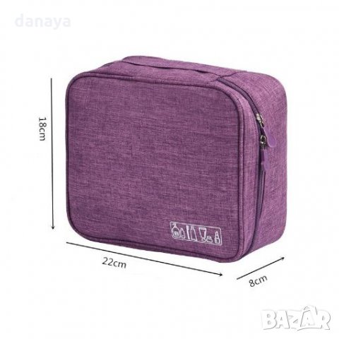 909 Козметичен несесер за пътуване чанта за тоалетни принадлежности, снимка 4 - Чанти - 25246893