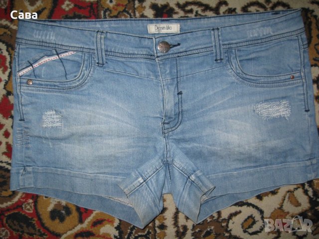 Къси дънки DENIM LIFE   дамски,ХЛ, снимка 2 - Дънки - 21723952