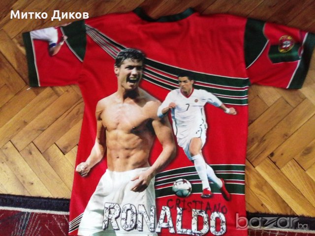Кристиано Роналдо тениска Калчомания-размер М, снимка 7 - Футбол - 19481184