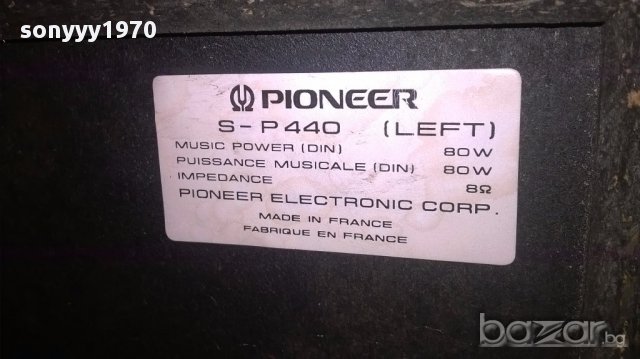 Pioneer s-p440/80w/8ohm/3way-2бр 31х21х18см-внос швеицария, снимка 12 - Тонколони - 17021678
