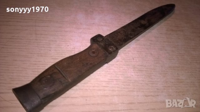 стар френски нож-колекционерски-внос франция-25см, снимка 5 - Колекции - 22333021