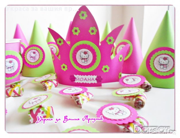 аксесоари за детски рожден ден с Хелоу Кити, снимка 4 - Други - 15243106