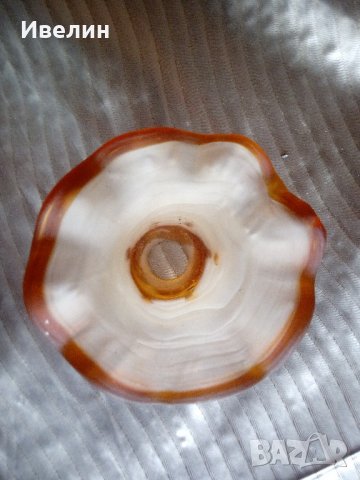 три ретро стъкла за нощна лампа,аплик,полилей, снимка 3 - Настолни лампи - 21506239