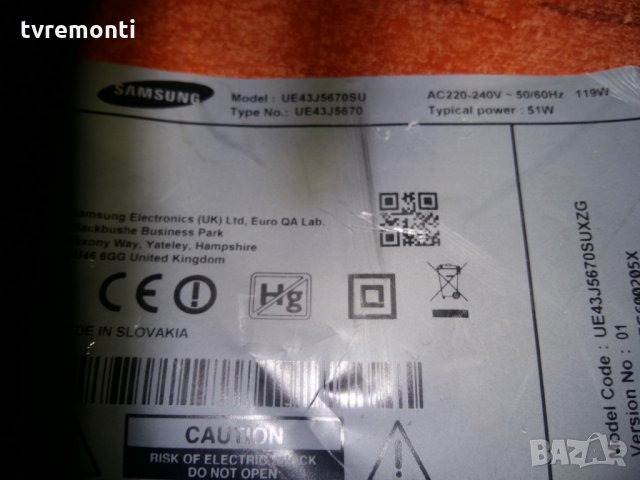 tcon t430hvn01.6 43t01-c02, снимка 3 - Части и Платки - 22461836