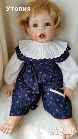 Порцеланова кукла 50 см Margit Dassen 1989, снимка 4 - Колекции - 24141449