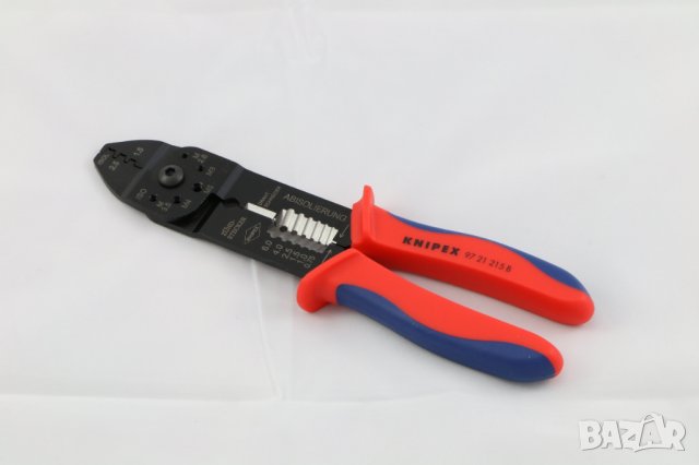 Knipex клещи KN 97 21 215 B за рязане на кабели, оголване и кримпване, внос от Германия, снимка 1