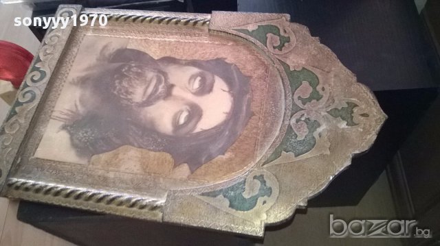 Икона-христос-54х34см-внос швеицария, снимка 12 - Антикварни и старинни предмети - 17446440