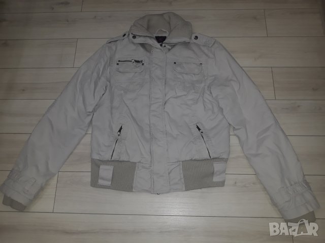 Бежово яке есенно - зимно марка ANN Chrestine, снимка 2 - Якета - 23418957