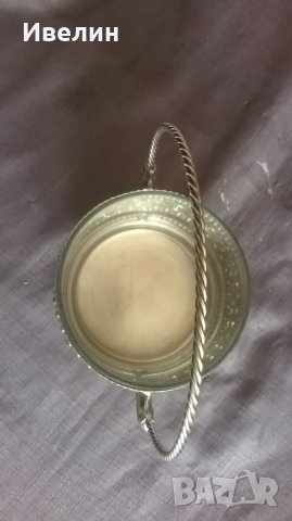 купа,бонбониера арт деко, снимка 3 - Антикварни и старинни предмети - 25788950