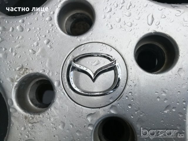 Mazda 2 оригинални джанти 15-ски с летни гуми Bridgestone, снимка 3 - Гуми и джанти - 20953443