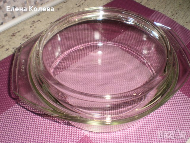 Тенджера от йенско стъкло и пасатор, снимка 2 - Чопъри и пасатори - 22821822