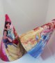 Принцеси Снежанка Жасмин Белл Ариел Пепеляшка картонена малка парти шапка рожден ден
