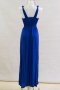Елегантна синя дълга рокля с еластичен гръб марка Jadde, снимка 4