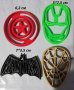 Батман Спайдърмен Айрън Мен Капитан Америка пластмасови резци форми резец форма фондан бисквитки, снимка 1 - Форми - 25435552
