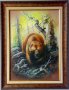 Мечка, картина за ловци, снимка 1 - Картини - 19795634
