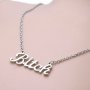 💞 Колие " Bitch " (Сребърен или Златен), снимка 4