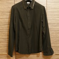 Sixty (Energie) модерна мъжка риза с дълъг ръкав  + тясна вратовръзка. Двоен сет. G-Star Boss, снимка 1 - Ризи - 11717751