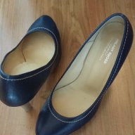 Сини обувки естествена кожа, снимка 8 - Дамски обувки на ток - 14140505