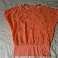 Секси дамска електрикова блуза тип рибарска мрежа - размер М / Л , снимка 2 - Тениски - 16640255