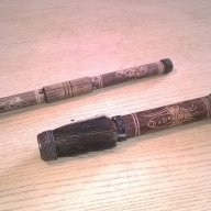 Древно африканско оръжие с стрела-бамбук-резба-внос швеицария, снимка 12 - Антикварни и старинни предмети - 17502328