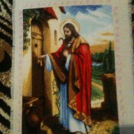 Гоблен"Исус чука на вратата", снимка 1 - Гоблени - 11440217