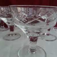кристални чаши за вино  шампанско мелби кремове, снимка 10 - Сервизи - 20115696