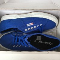 Сини кецове Superga с висока подметка номер 42, снимка 12 - Кецове - 24382311