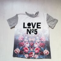 Дамска тениска LOVE, снимка 1 - Тениски - 21242442