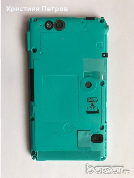Средна рамка с антени и говорител за Sony Xperia go st27i, снимка 1