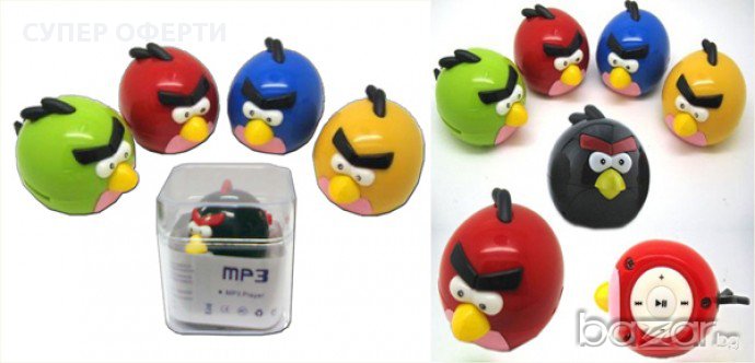 А.С.А. Оферта за: Музика и забавление! MP3 плейър Angry Birds за 9лв., снимка 1