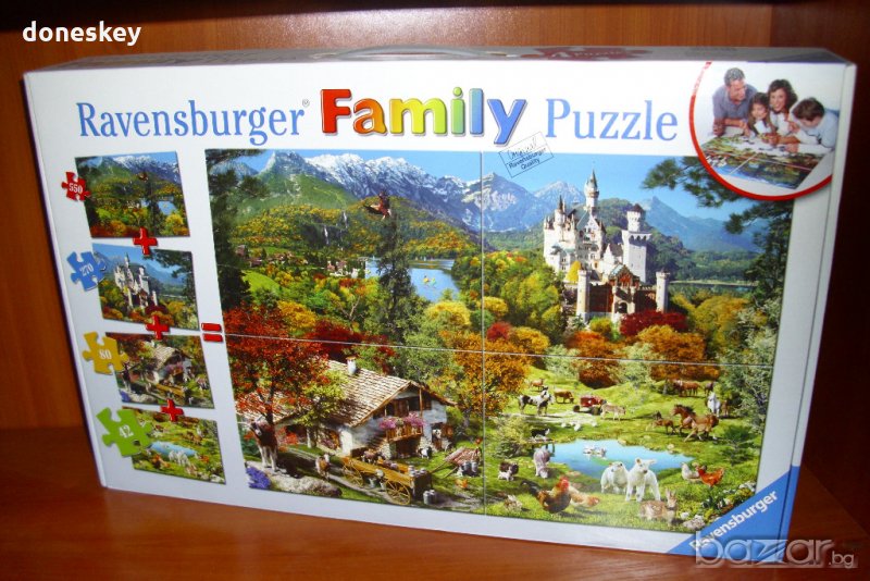 Фамилен пъзел от 4 части, снимка 1
