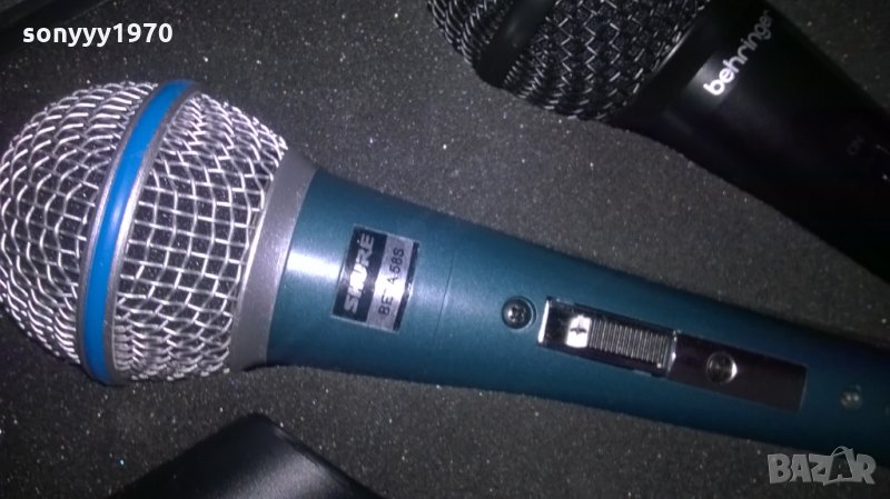SHURE MIC-PROFI SHURE BETA SM58S-внос от швеицария, снимка 1