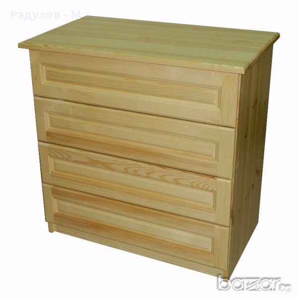 Наличен или поръчка - Скрин с четири чекмеджета чам, снимка 1